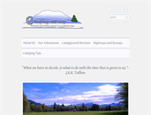 Tablet Screenshot of campingourway.com